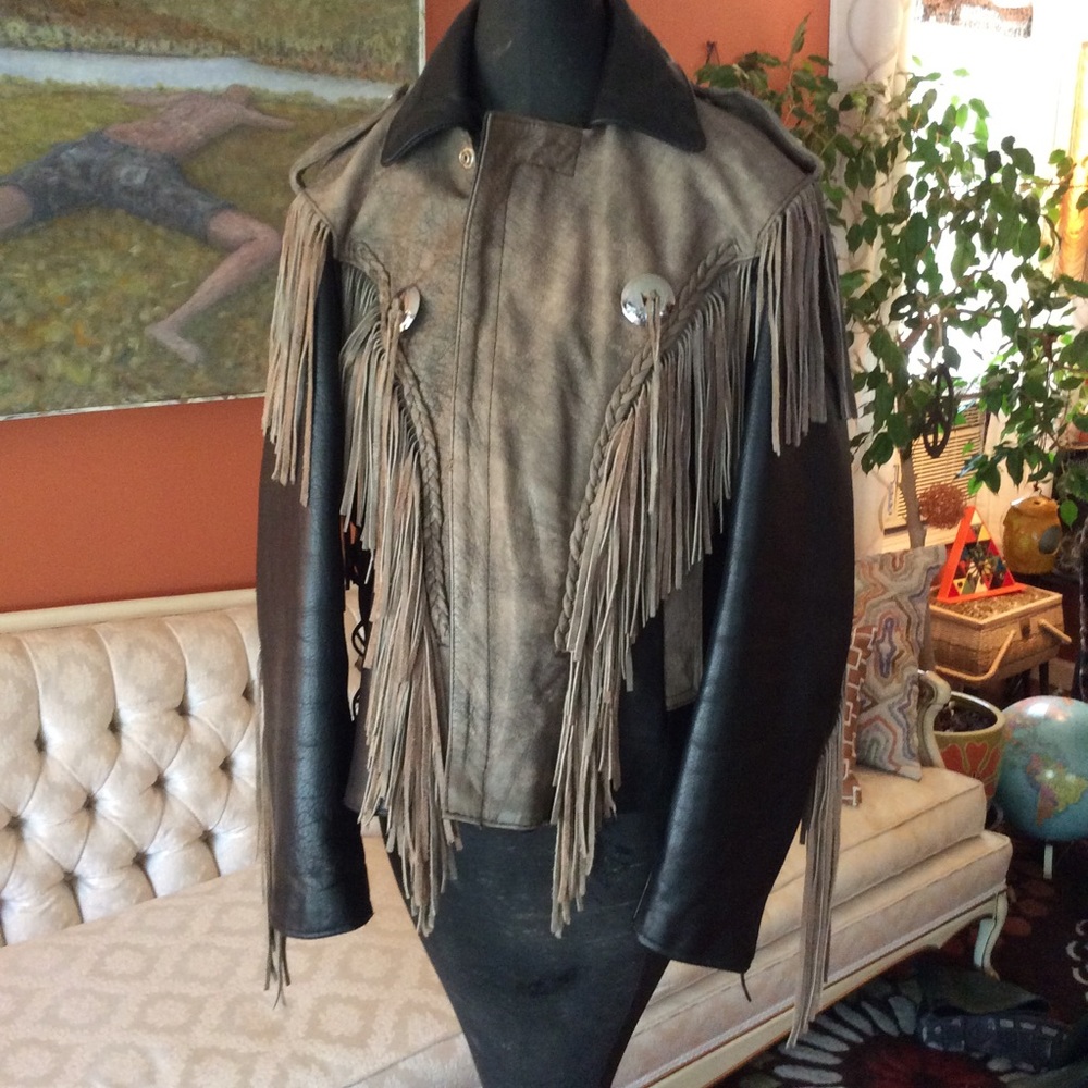 Fringed heaven leather Jacket